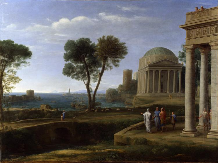 Claude Lorrain Landscape with Aeneas on Delos (mk17) china oil painting image